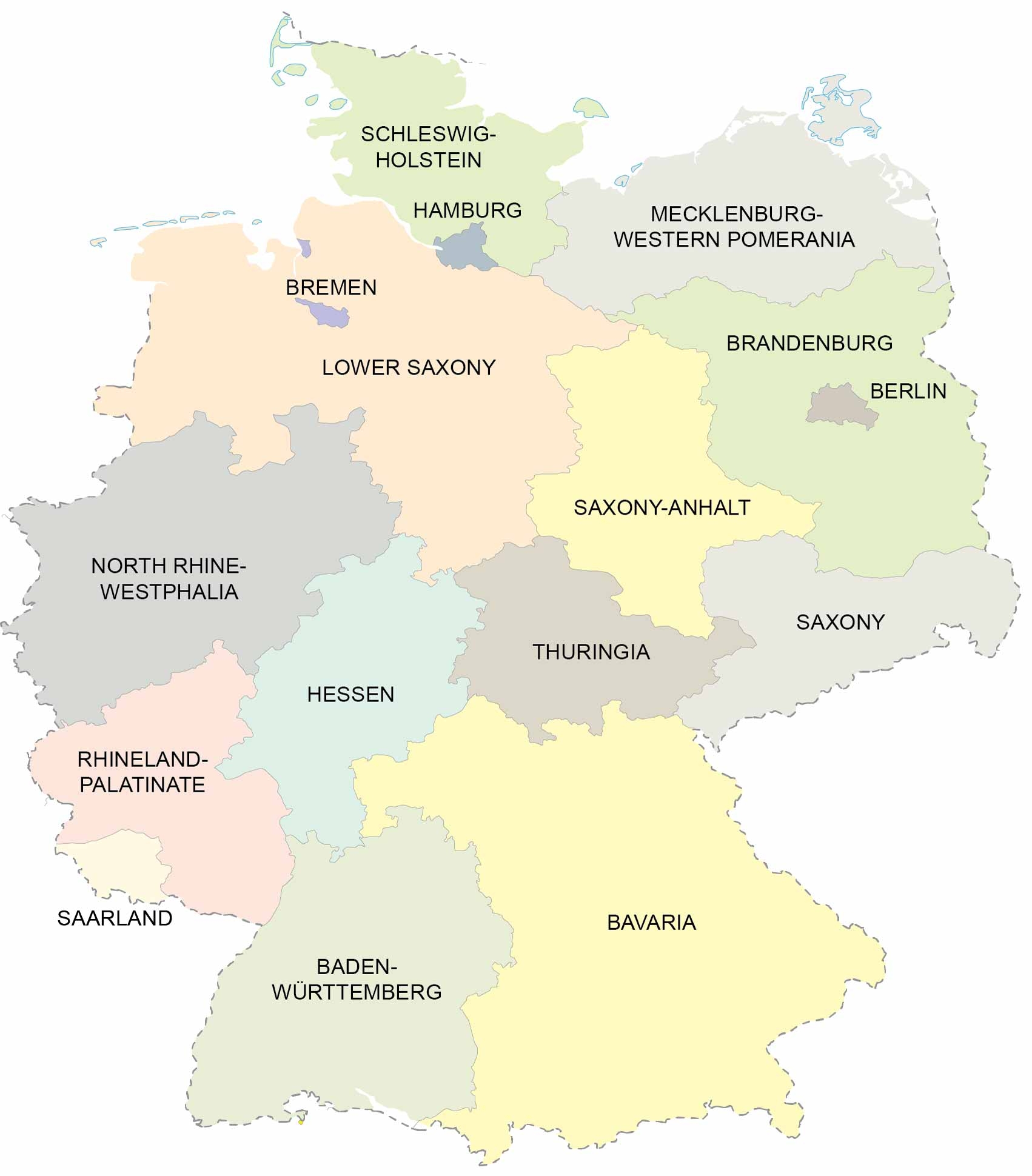 Map Of Germany Cities And Roads GIS Geography