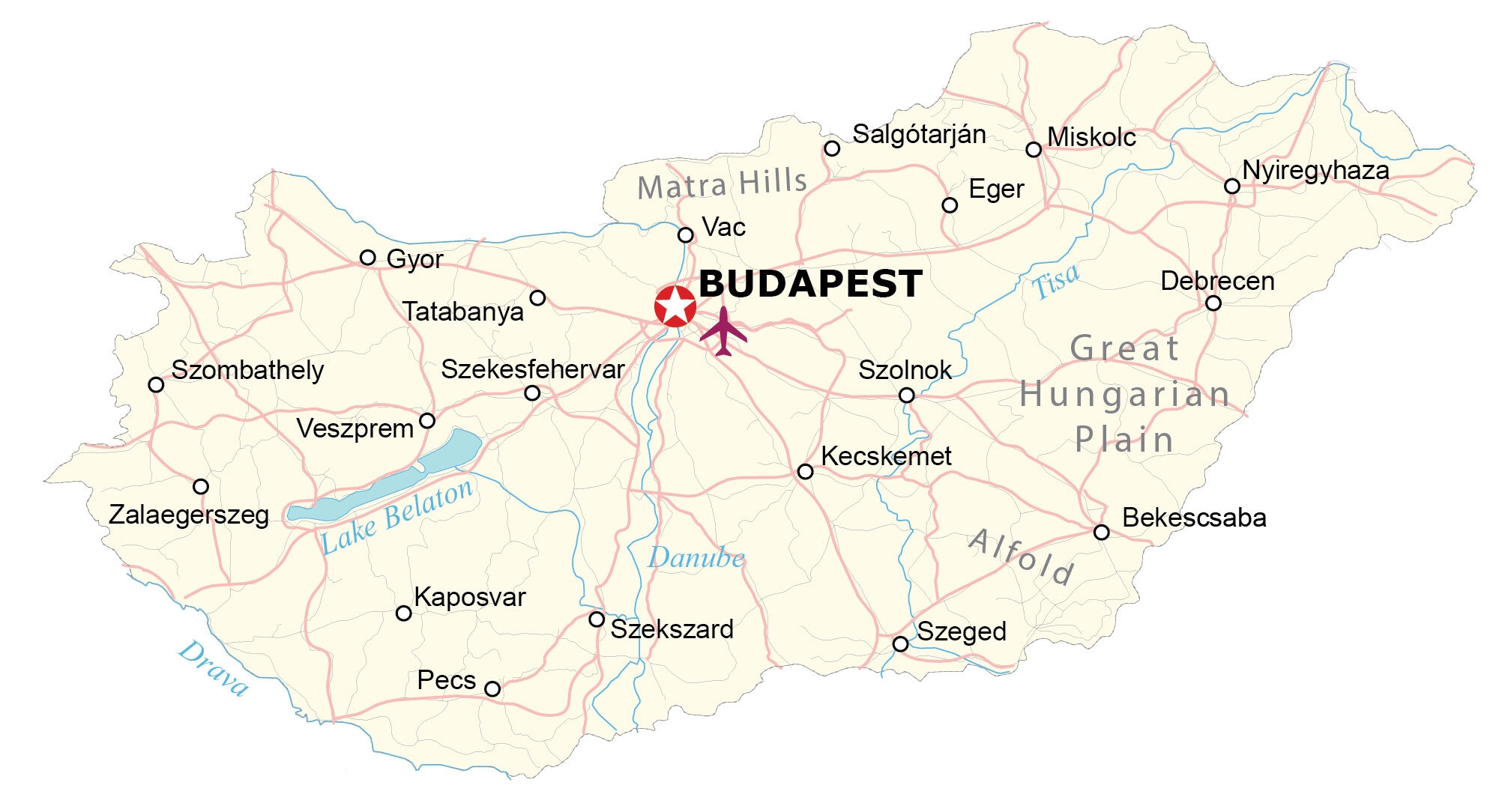 Map Of Hungary GIS Geography Map Of Hungary GIS Geography