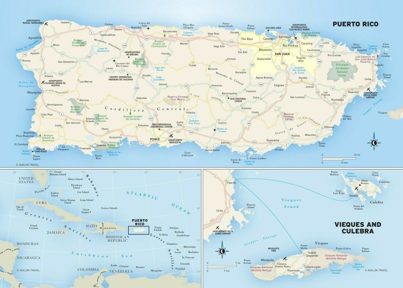 Map Of Puerto Rico Caribbean Island Glossy Poster Photo Picture Print Cristina Bertrand