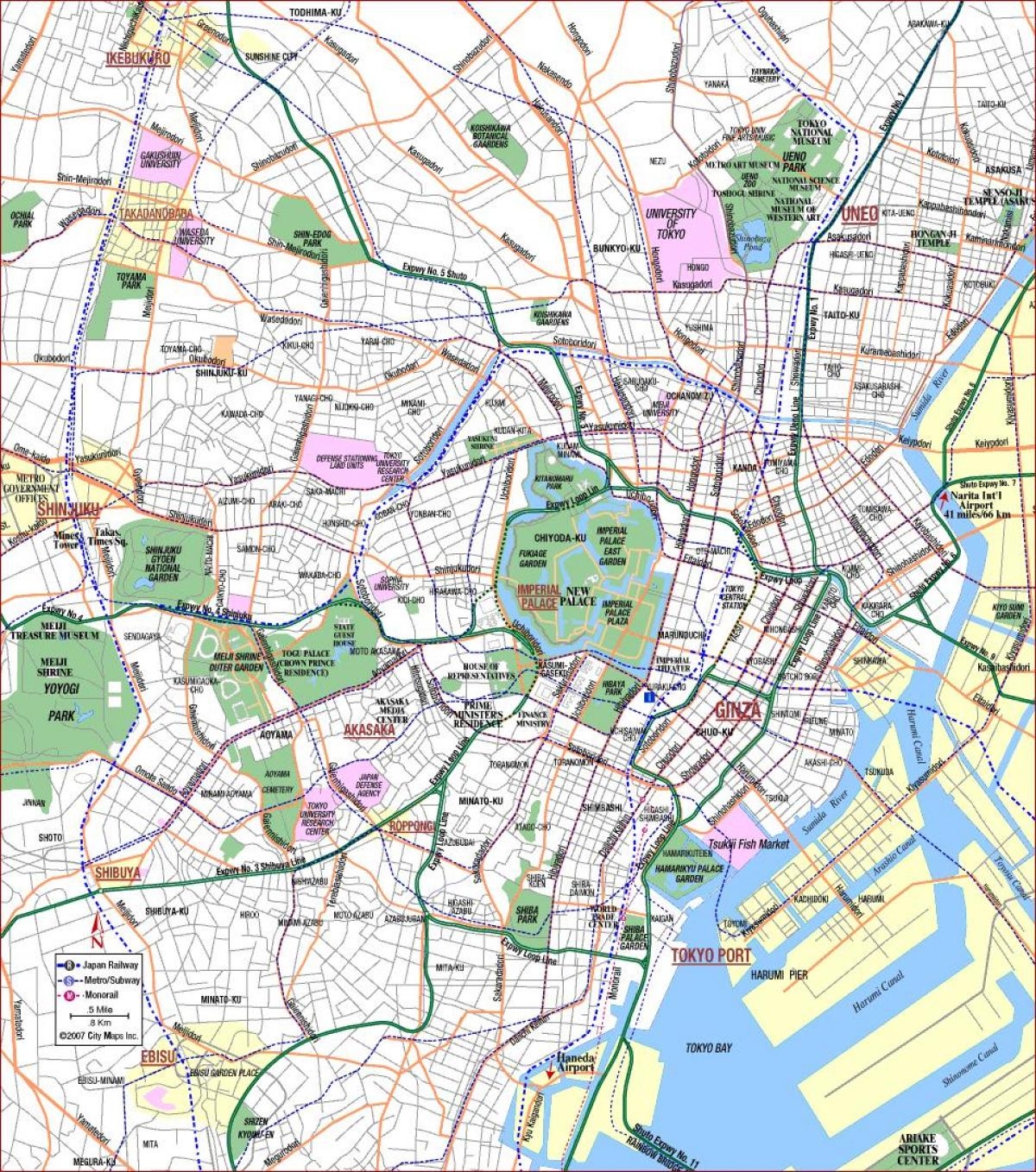 Map Of Tokyo Offline Map And Detailed Map Of Tokyo City