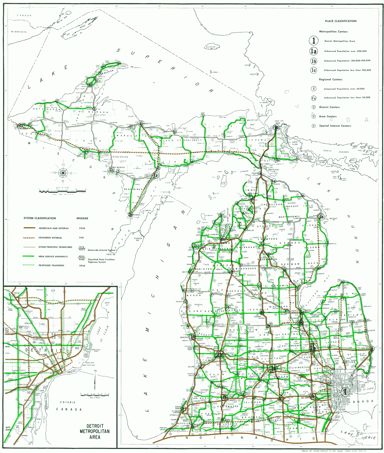 Michigan Highways Maps