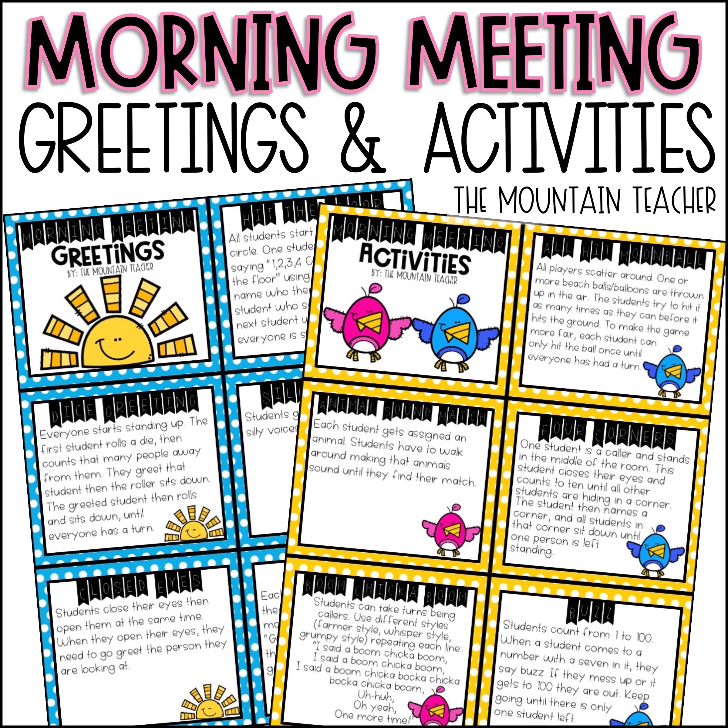Morning Meeting Greetings And Activities Print And Digital For 