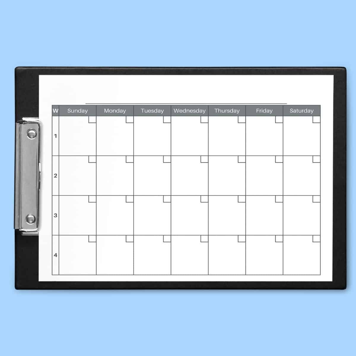 Multi Week Calendars Printables For Life Multi Week Calendars Printables For Life