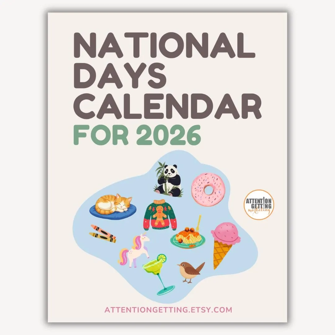 National Day Calendar 2026 Printable PDF National Holiday Calendar National Days National Day For Today Calendar Printable 2026 Etsy