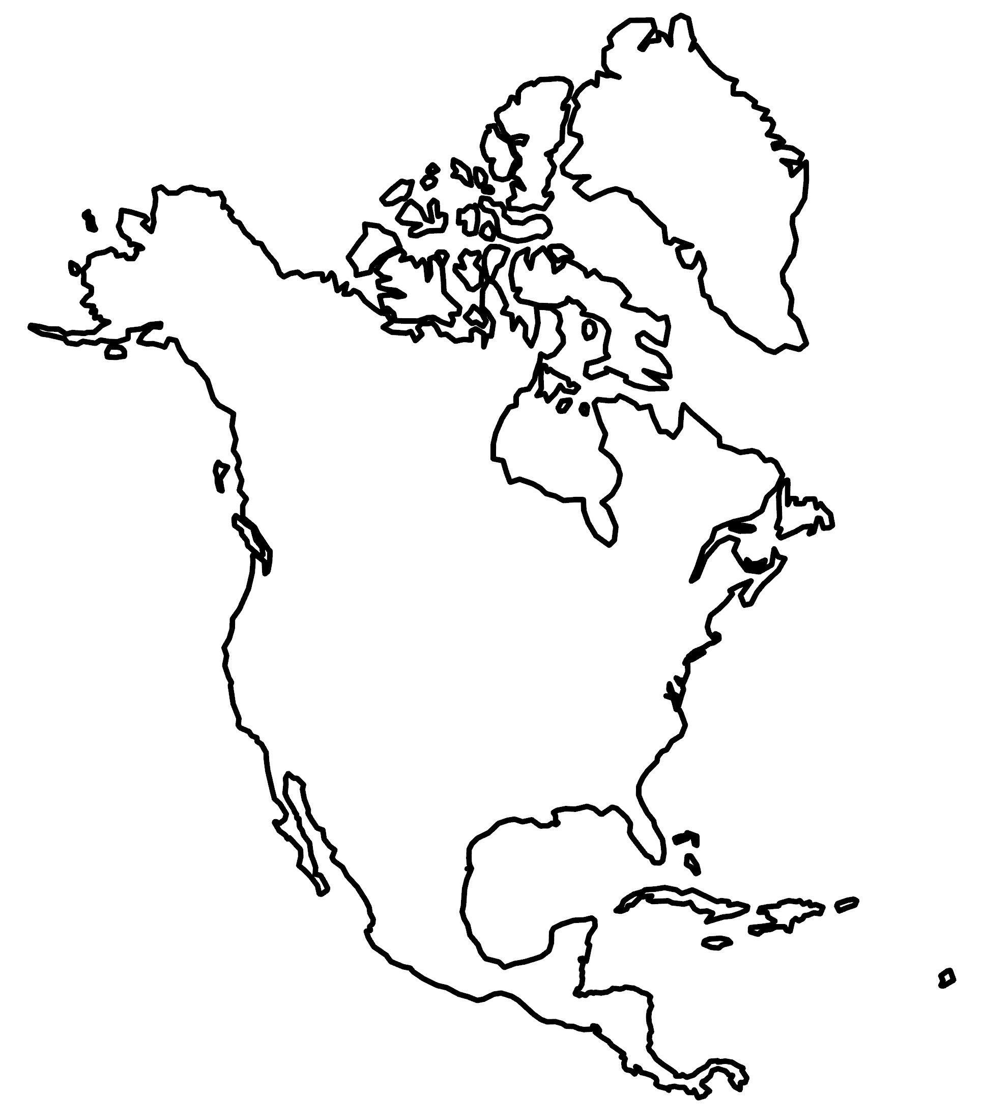 U.S. Map Blank Printable