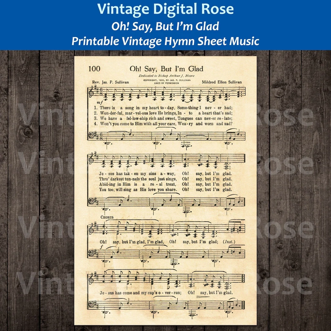 Printable Hymns Sheet Music