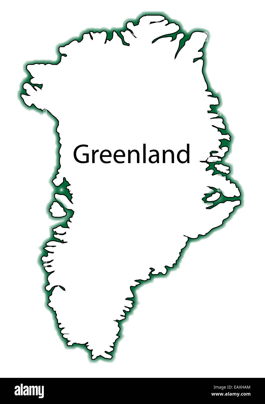 Printable Map Of Greenland