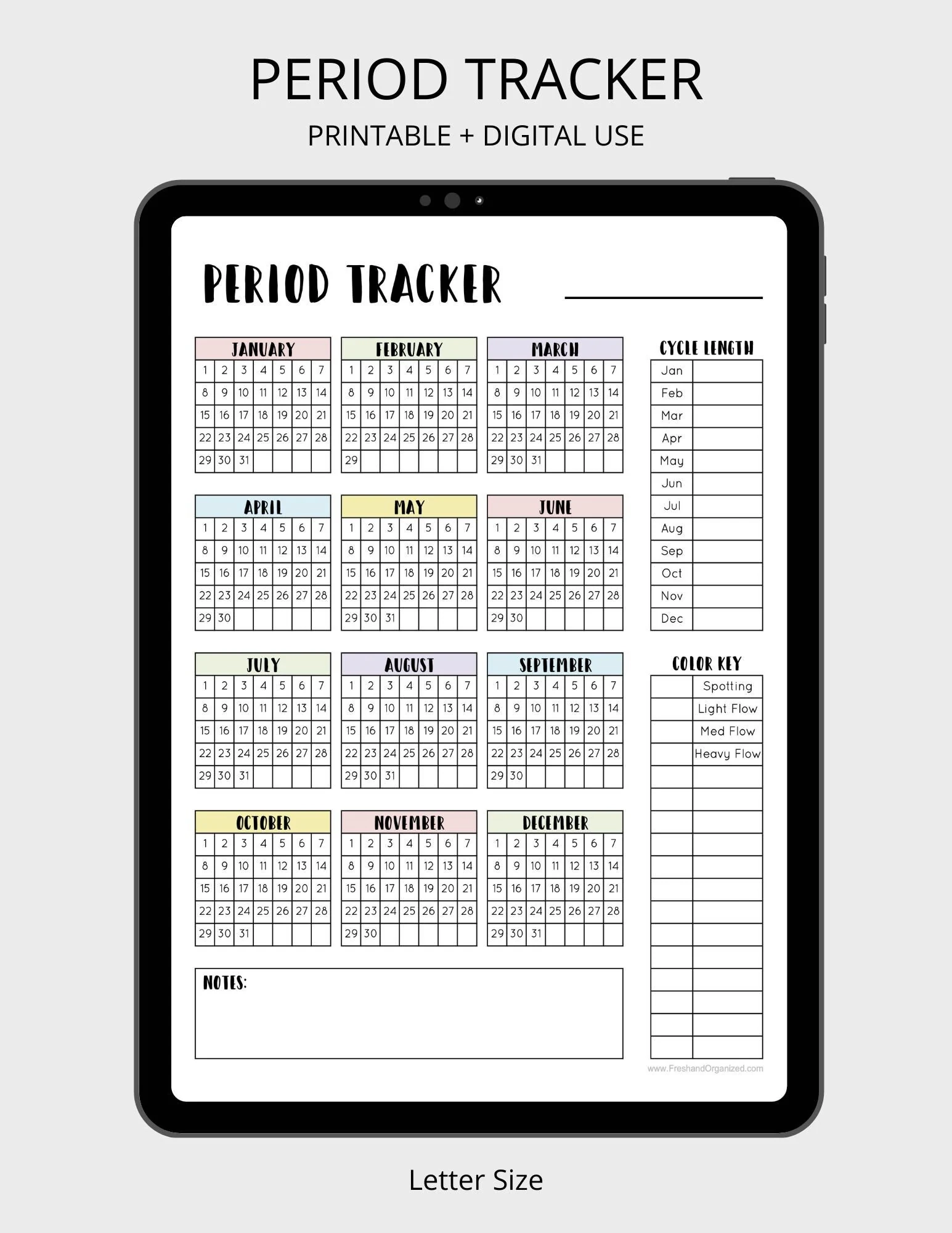 Period Tracker Menstrual Cycle Tracker Period Calendar Printable Digital Download Digital Period Tracker Menstrual Log Ttc Etsy