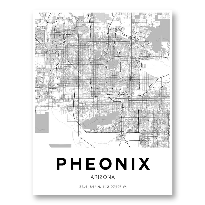 Phoenix City Map Printable