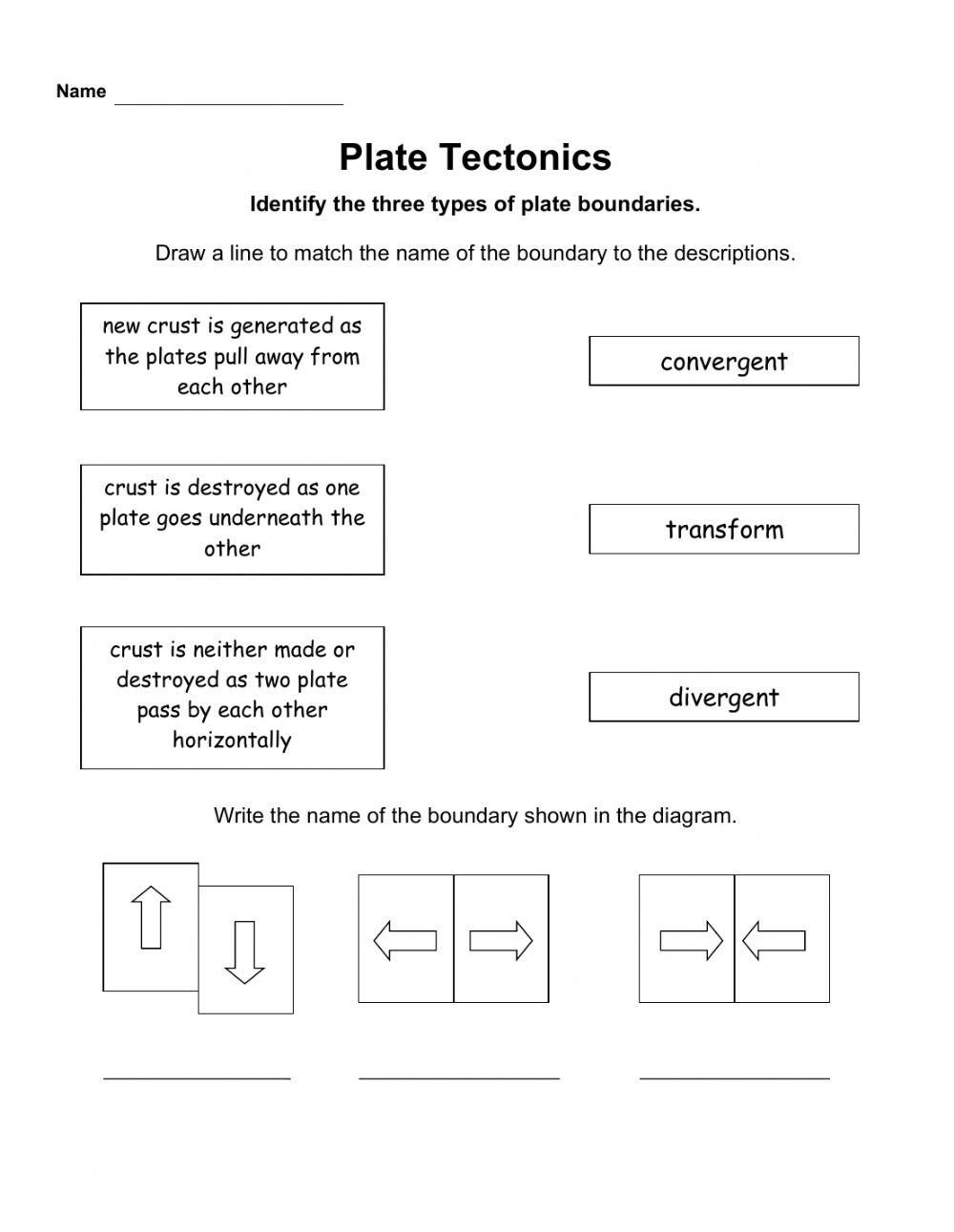 Plate Tectonic Free Interactive Worksheets 682765 Plate Tectonic Free Interactive Worksheets 682765