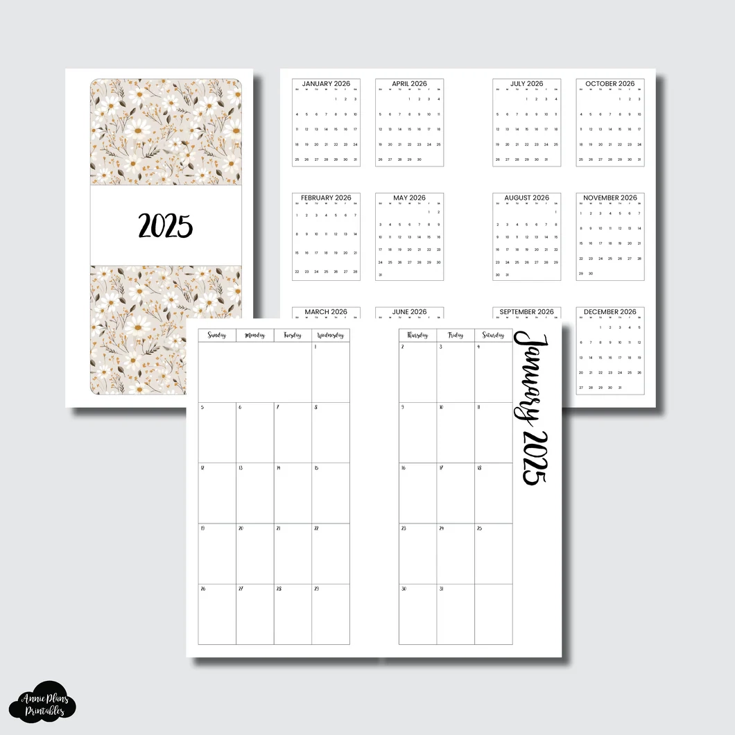 Free Printable Pocket Calendar