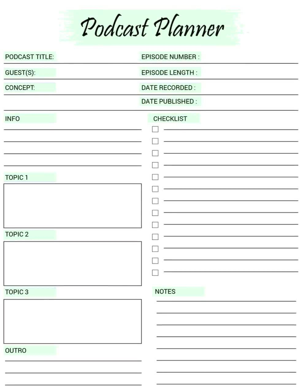 Podcast Episode Planner Podcast Planner Printable Editable Podcast Episode Launch Plan Podcast Content Planning Templat Podcast Episode Planner Podcast Planner Printable Editable Podcast Episode Launch Plan Podcast Content Planning Templat