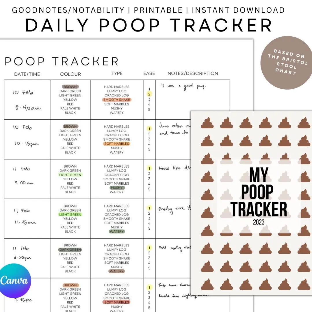 Poop Calendar Printable