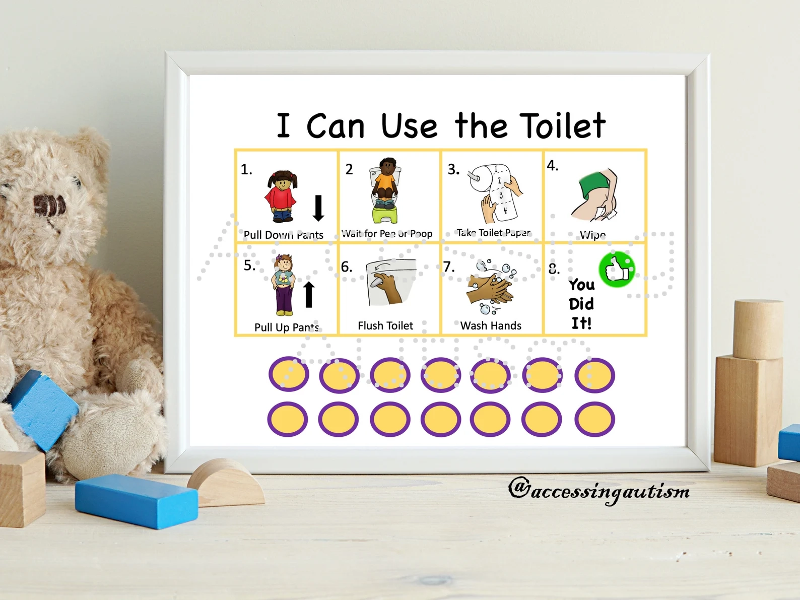 Potty Training Visual Chart Printable