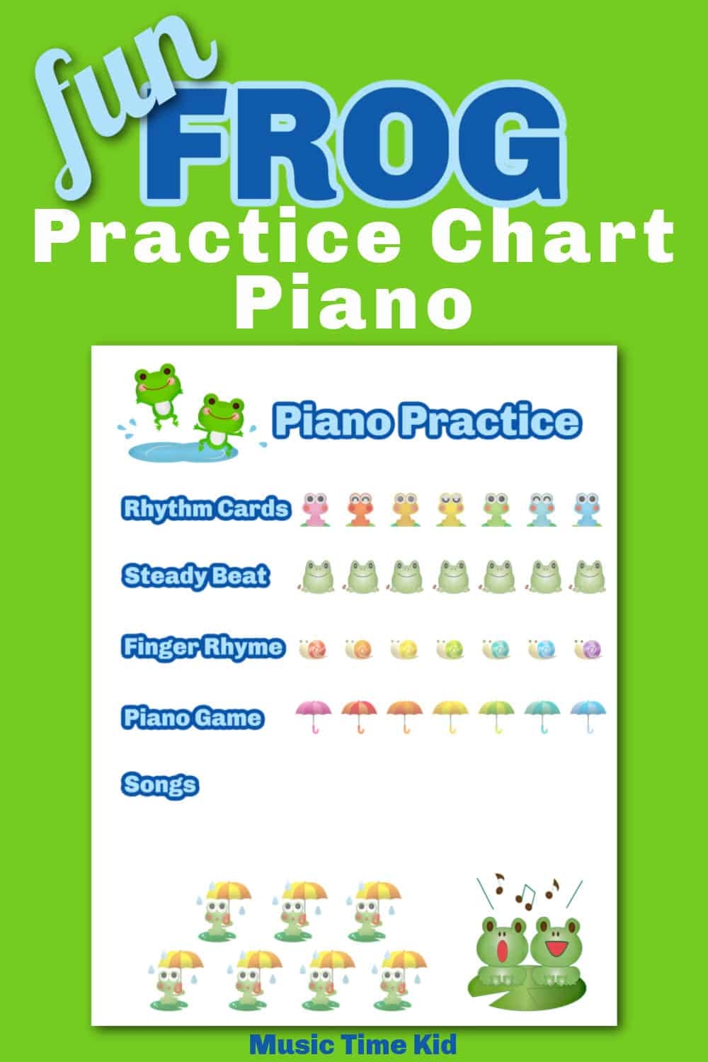 Piano Practice Chart Printable Piano Practice Chart Printable