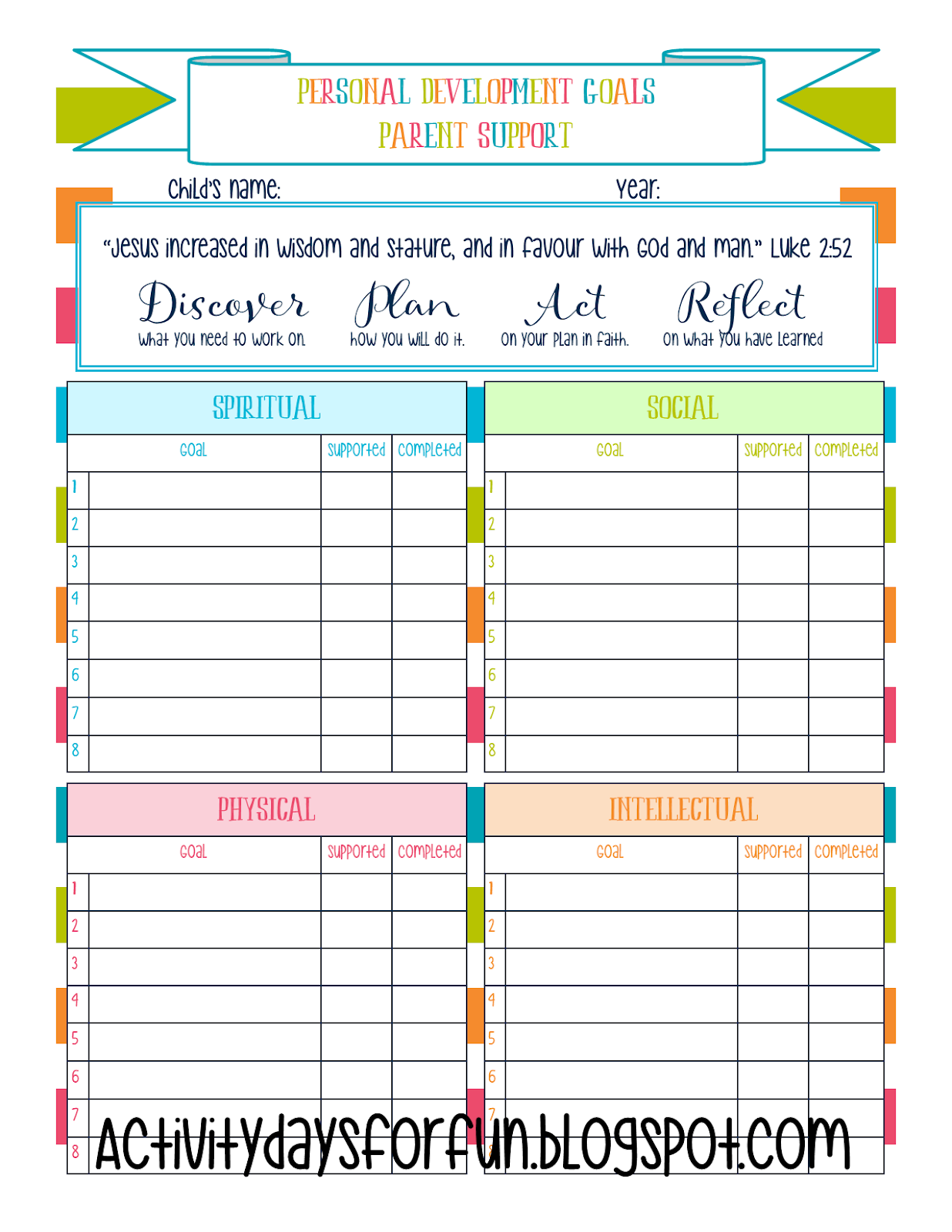 Primary Activity Ideas 2020