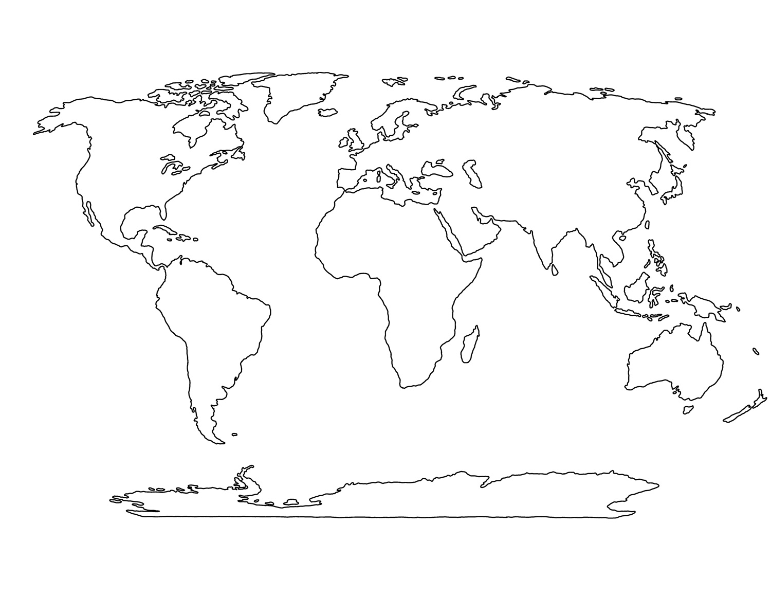 Map Template Printable