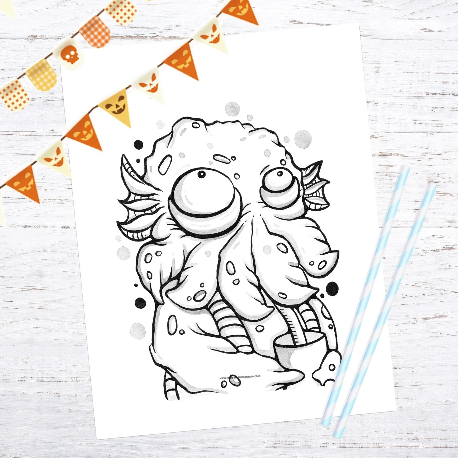 Cute Halloween Coloring Sheets Printable