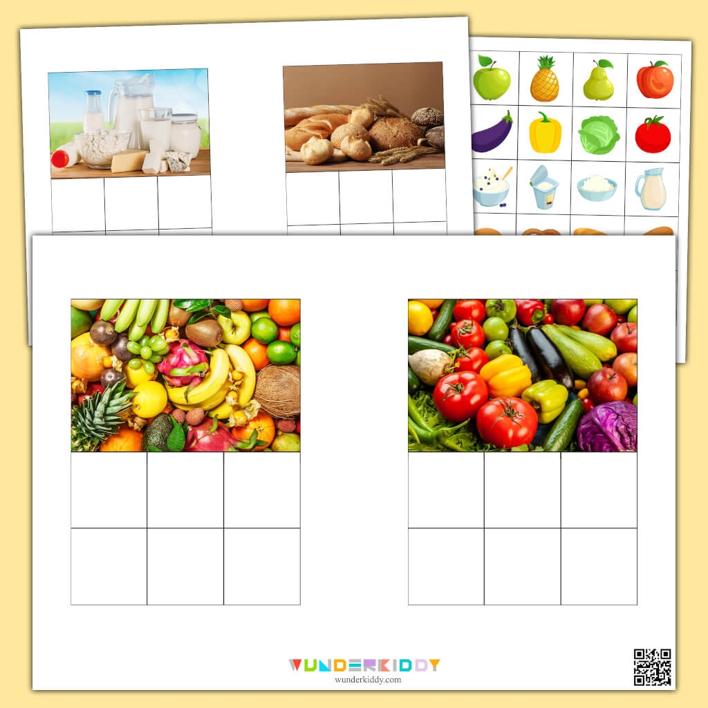 Printable Food Groups Worksheets