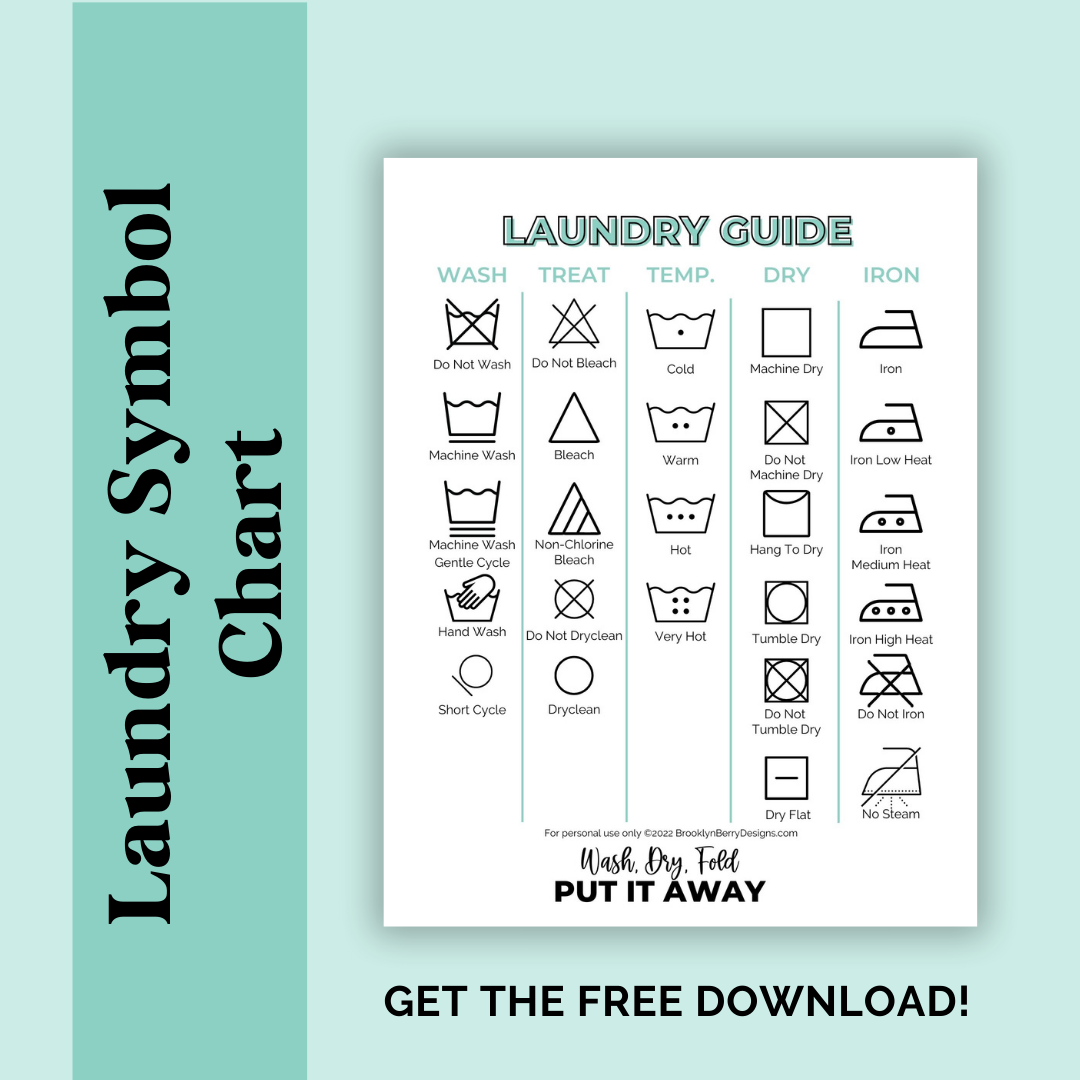 Free Printable Laundry Chart