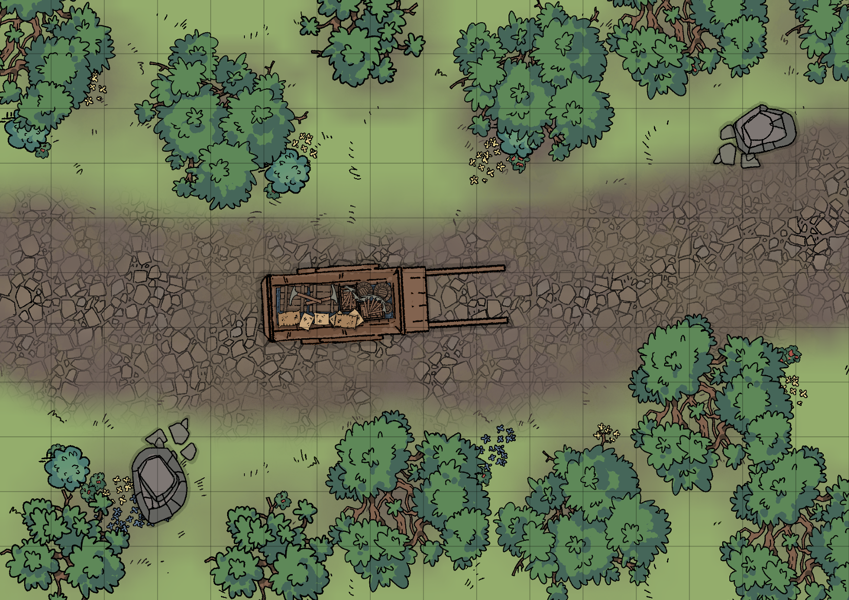 Cragmaw Hideout Player Map Printable