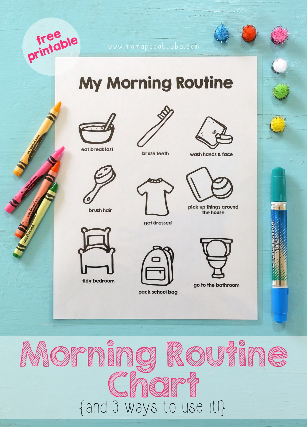 Printable Daily Routine Chart