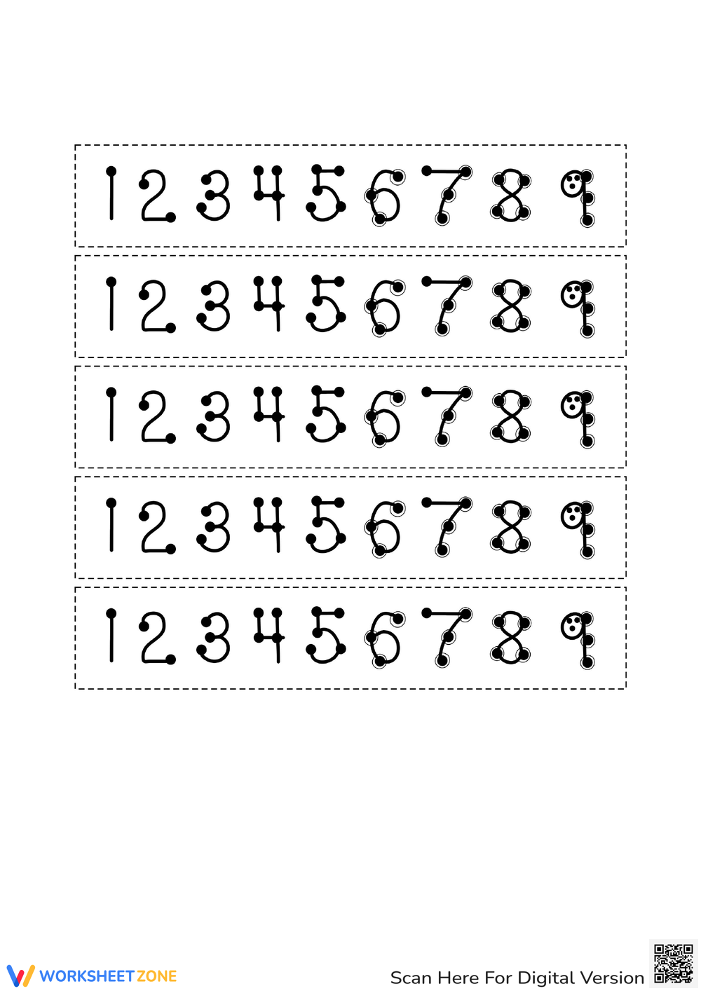 Printable Touch Point Math Worksheet
