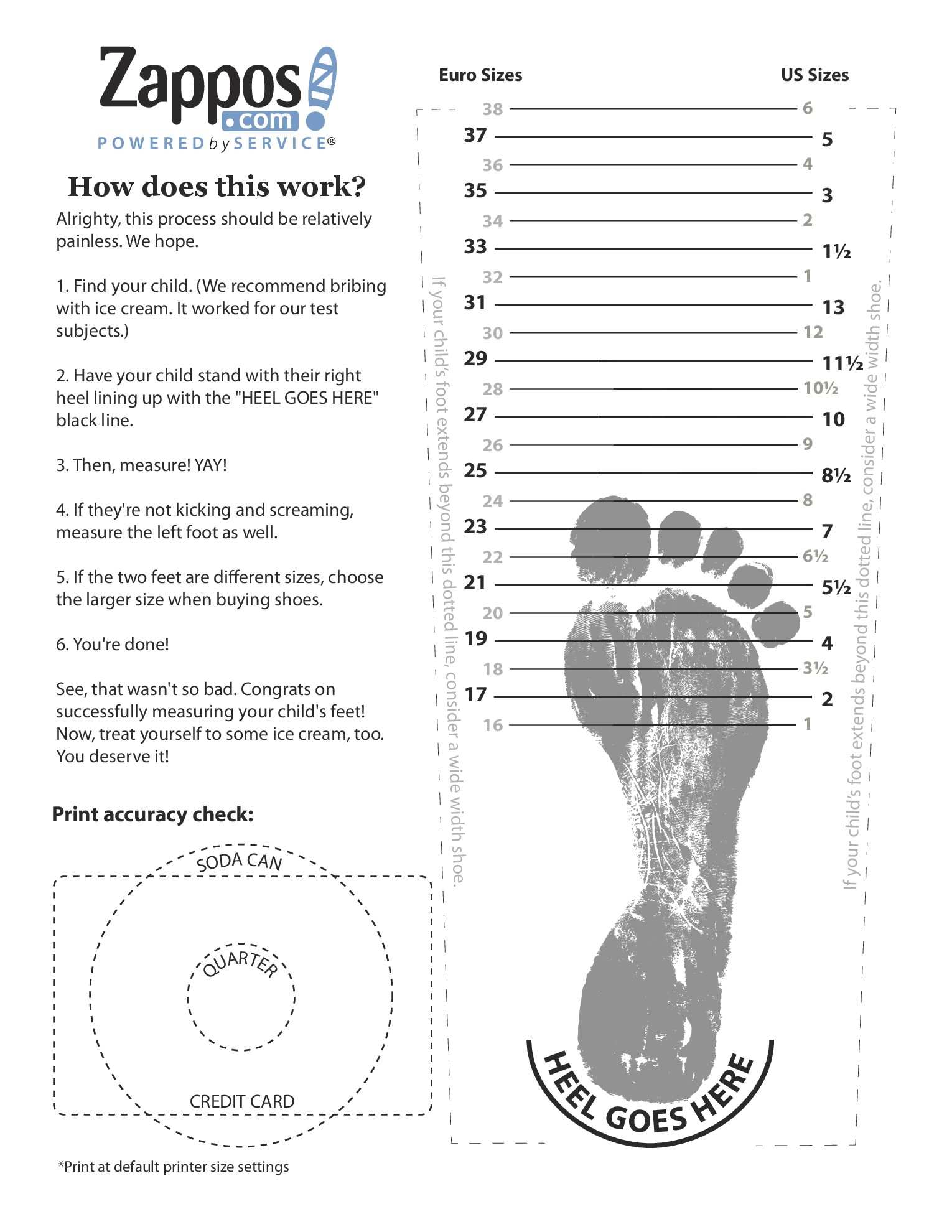 Printable Shoe Size Chart Width Discount