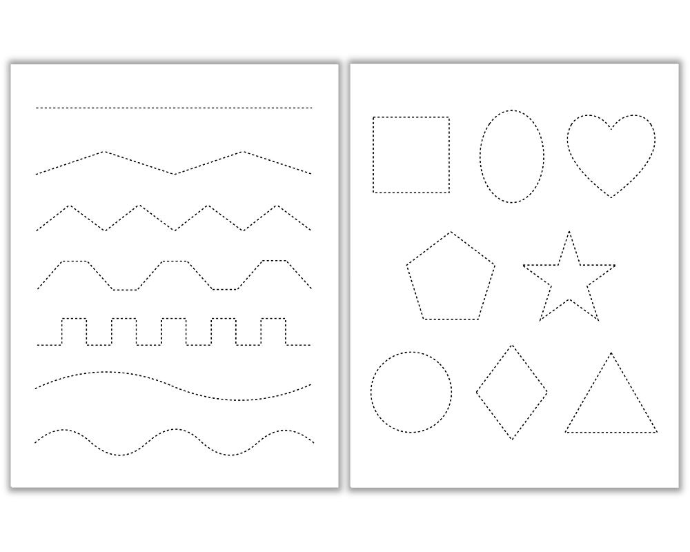 Free Printable Tracing Worksheets Preschool