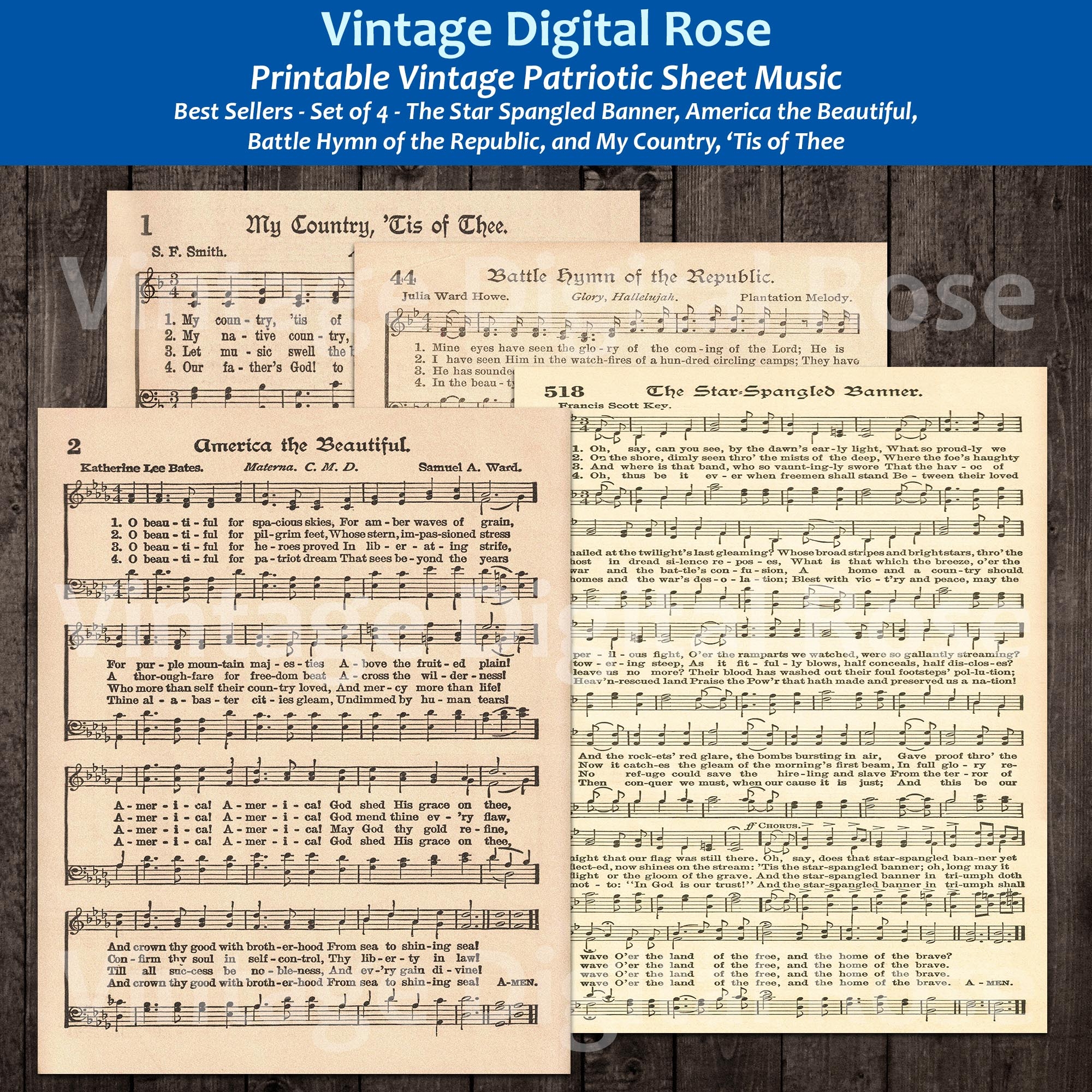 Free Printable Patriotic Sheet Music