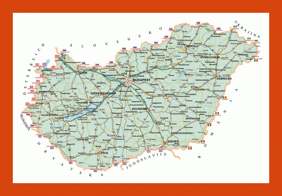 Road Map Of Hungary Maps Of Hungary Maps Of Europe GIF Map Maps Of The World In GIF Format Maps Of The Whole World Road Map Of Hungary Maps Of Hungary Maps Of Europe GIF Map Maps Of The World In GIF Format Maps Of The Whole World
