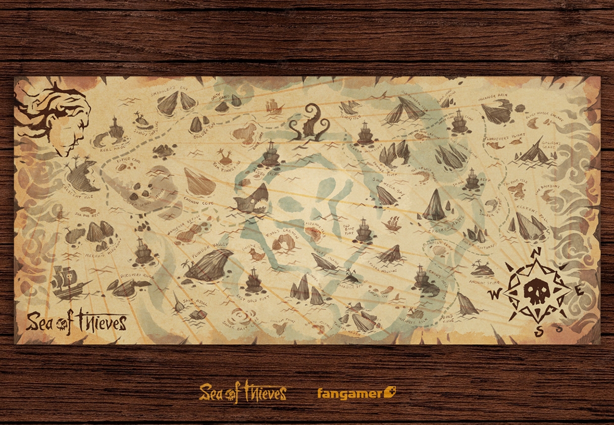 Printable Sea Of Thieves Map