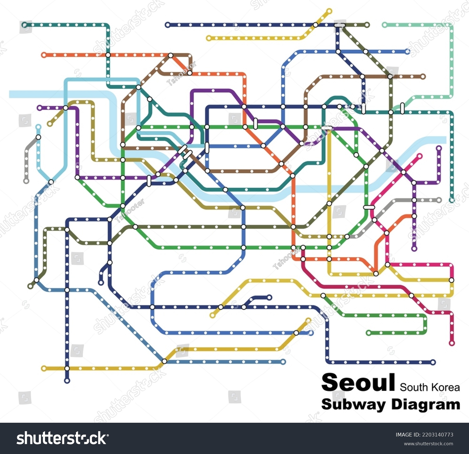 Printable Seoul Subway Map
