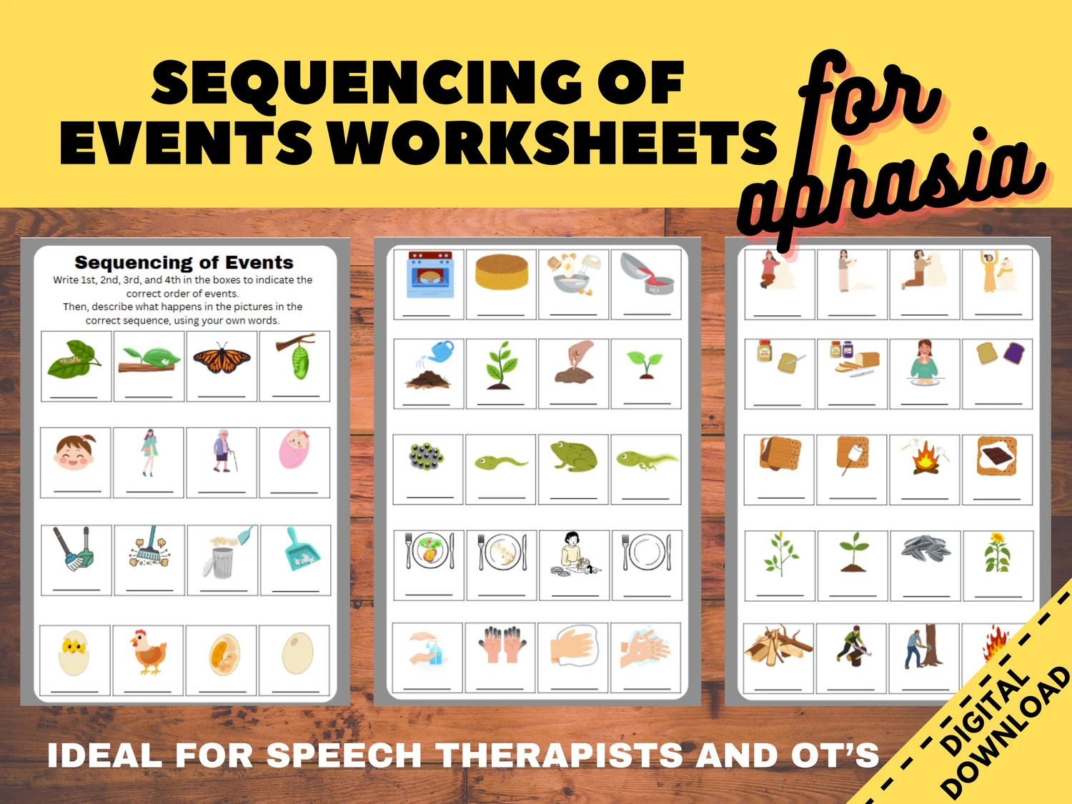 Sequencing Of Events Printable Worksheets Cognitive Memory Therapy Fo Sequencing Of Events Printable Worksheets Cognitive Memory Therapy Fo