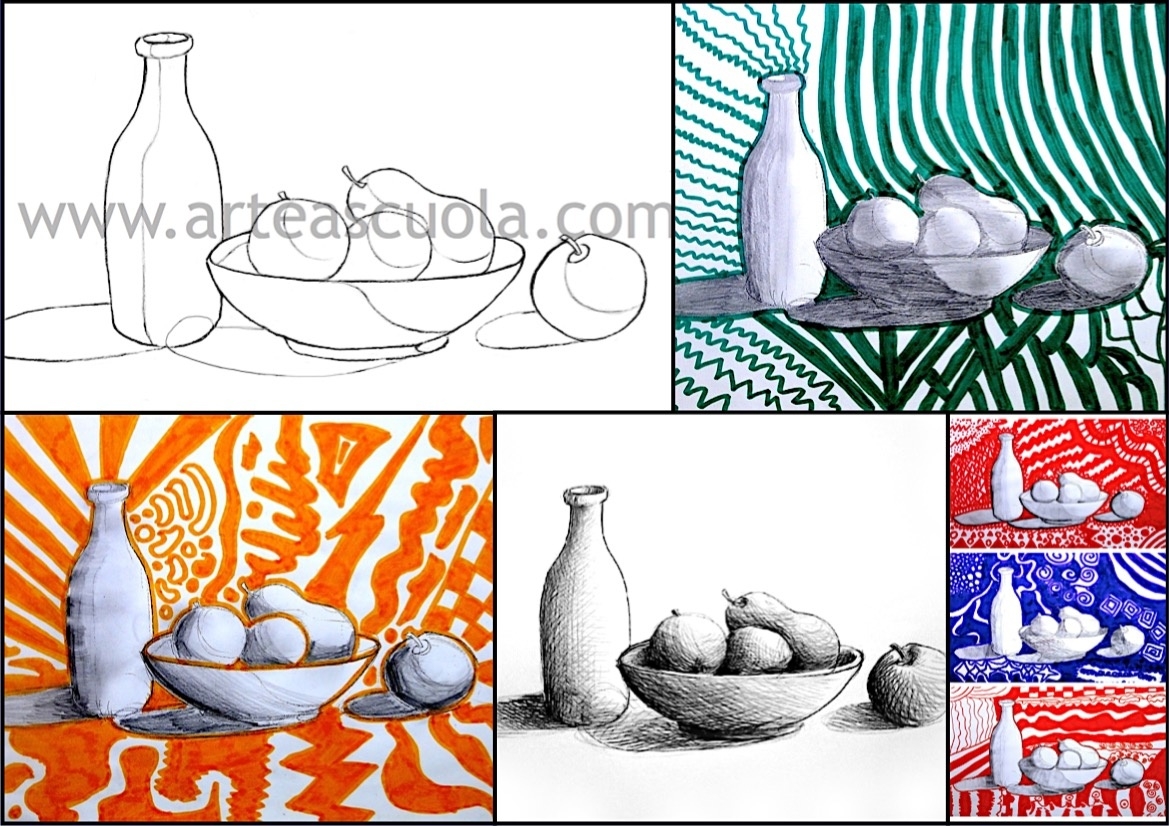 Shading A Still Life Worksheet