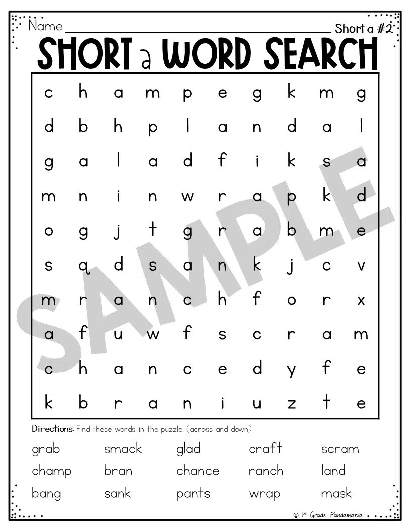 Short A Worksheets Engaging Phonics Activities 1st Grade Pandamania Short A Worksheets Engaging Phonics Activities 1st Grade Pandamania