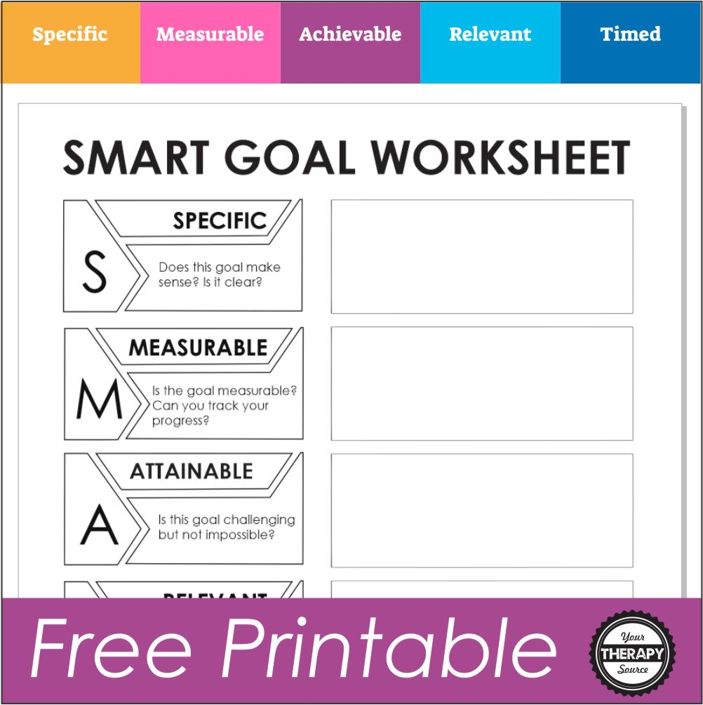 Pdf Free Printable Smart Goals Worksheet Pdf Free Printable Smart Goals Worksheet