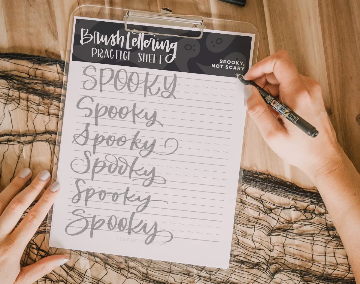 Free Printable Hand Lettering Practice Sheets Free Printable Hand Lettering Practice Sheets