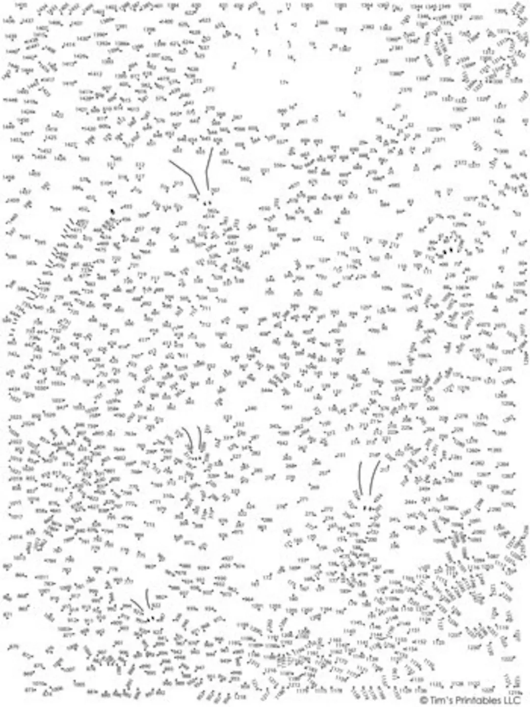 Hard Connect The Dots Printable Worksheets