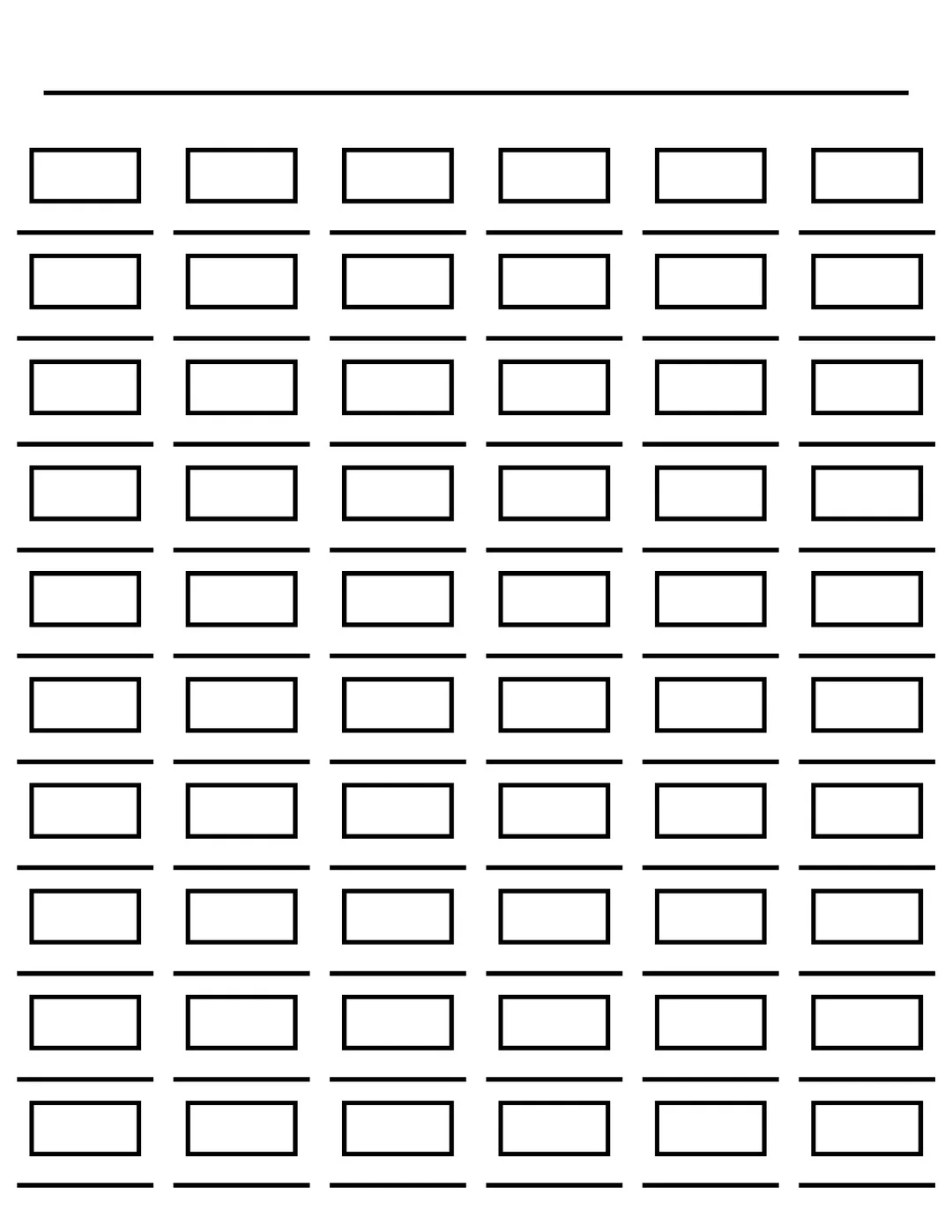 Swatch Template For 60 Colors Alcohol Markers Color Pencils Gel Pens Watercolor Pens Paint U0026 More Bigger Boxes type Fields Downloadable Etsy Australia