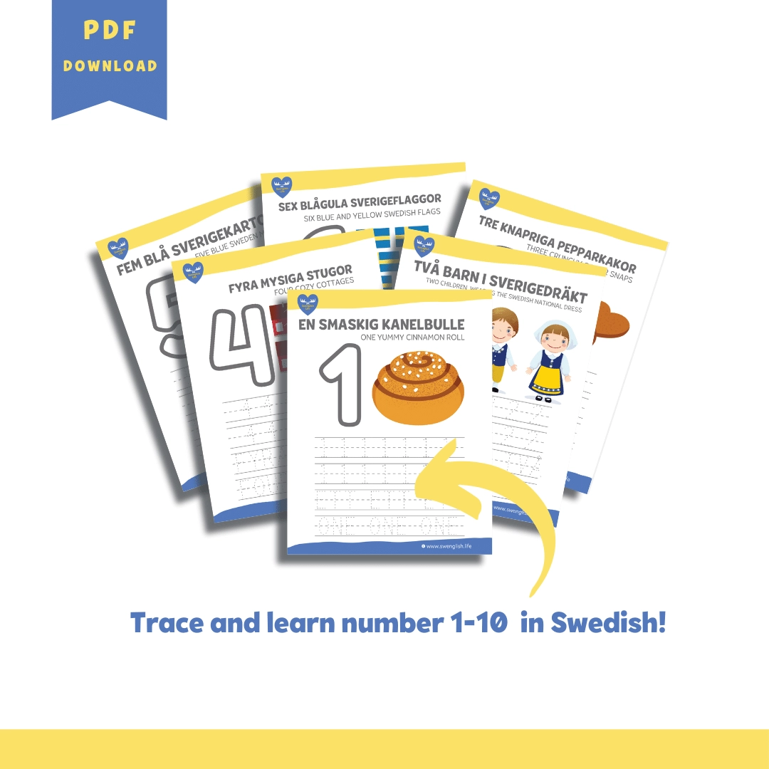 Free Printable Swedish Worksheets