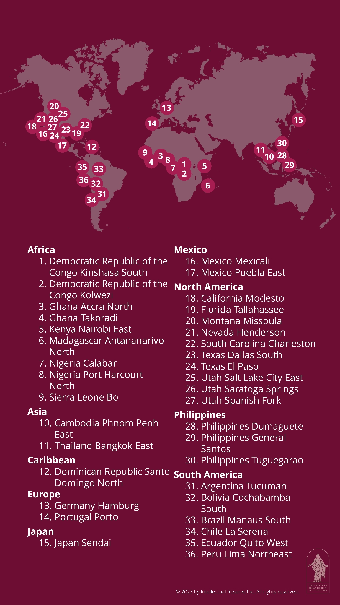 The Church Of Jesus Christ Will Create 36 New Missions In 2024 br 