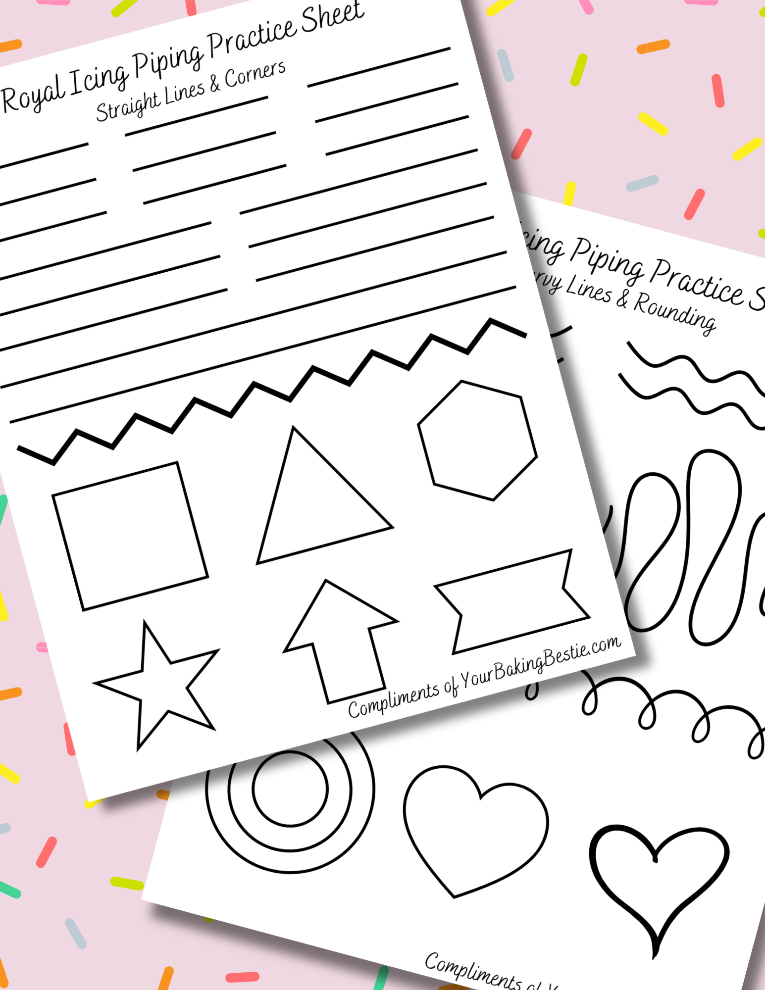 The Free Royal Icing Piping Practice Sheets You Need Your Baking Bestie The Free Royal Icing Piping Practice Sheets You Need Your Baking Bestie