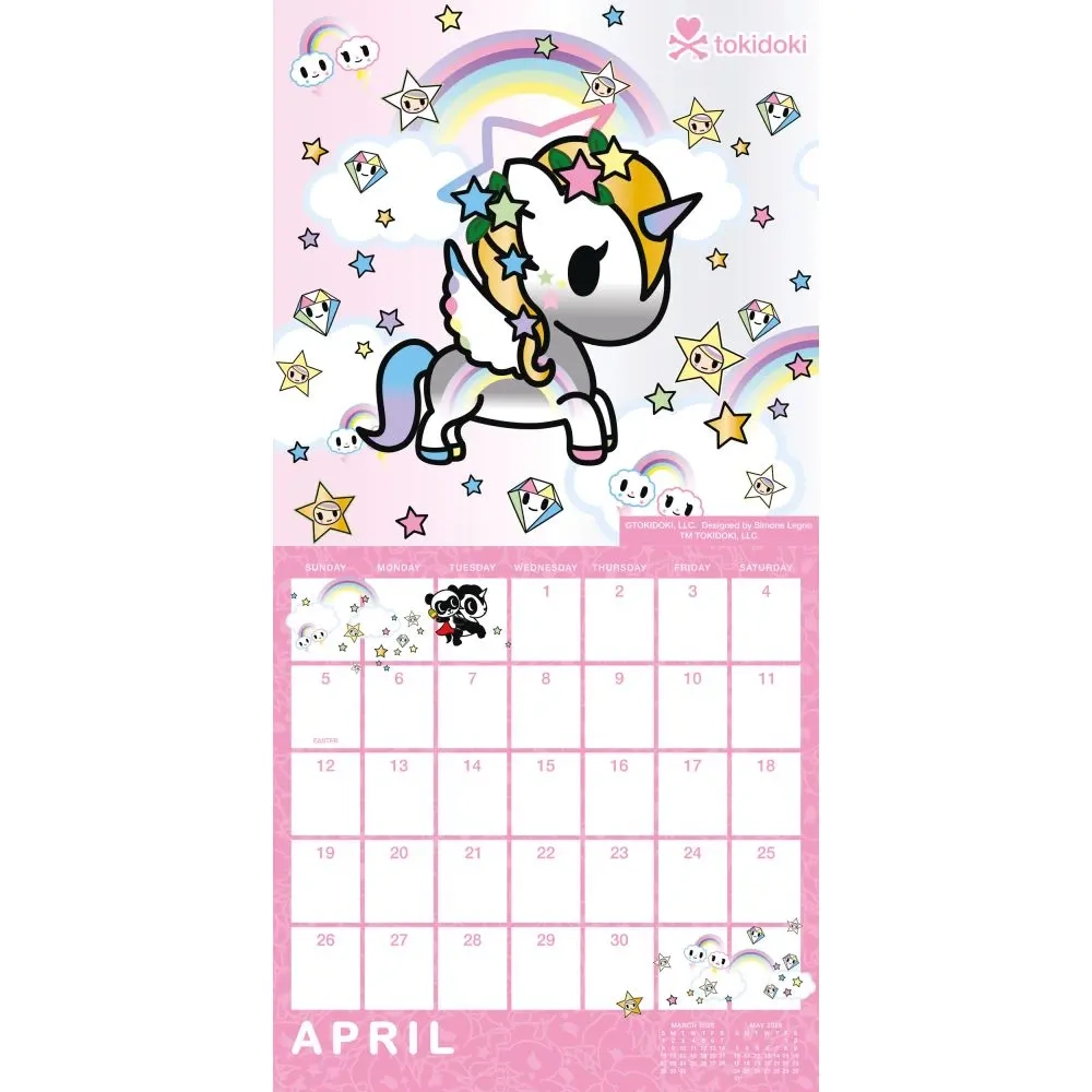 Tokidoki 2026 Wall Calendar Calendars