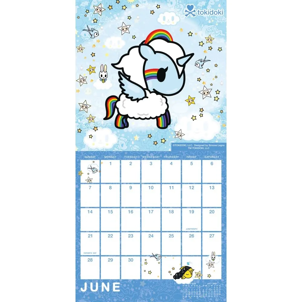 Tokidoki 2026 Wall Calendar Calendars
