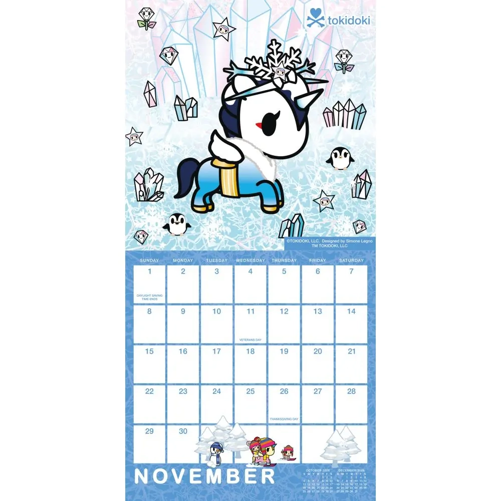 Tokidoki 2026 Wall Calendar Calendars