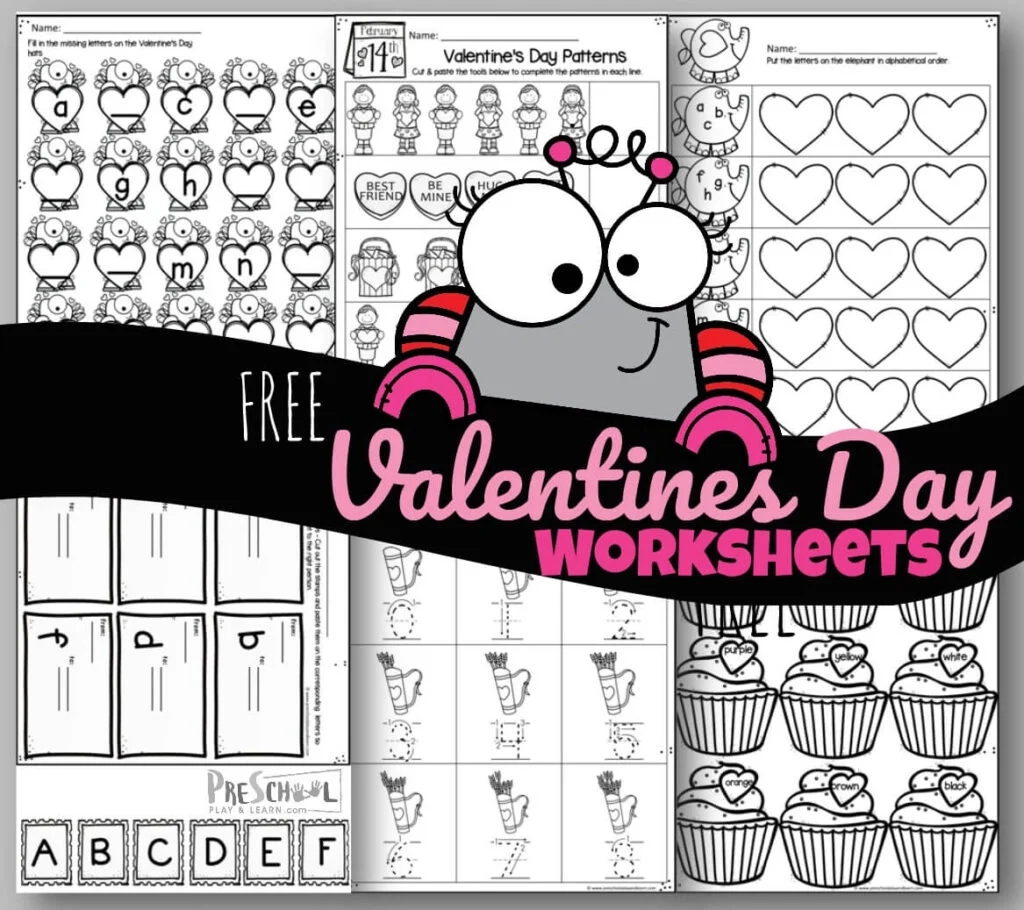 Free Printable Valentines Activity Sheets Pdf