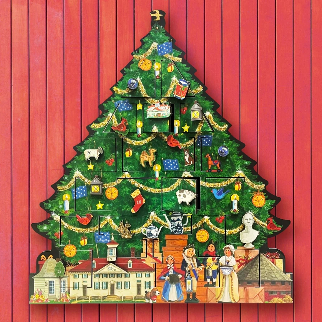 Printable Christmas Tree Advent Calendar