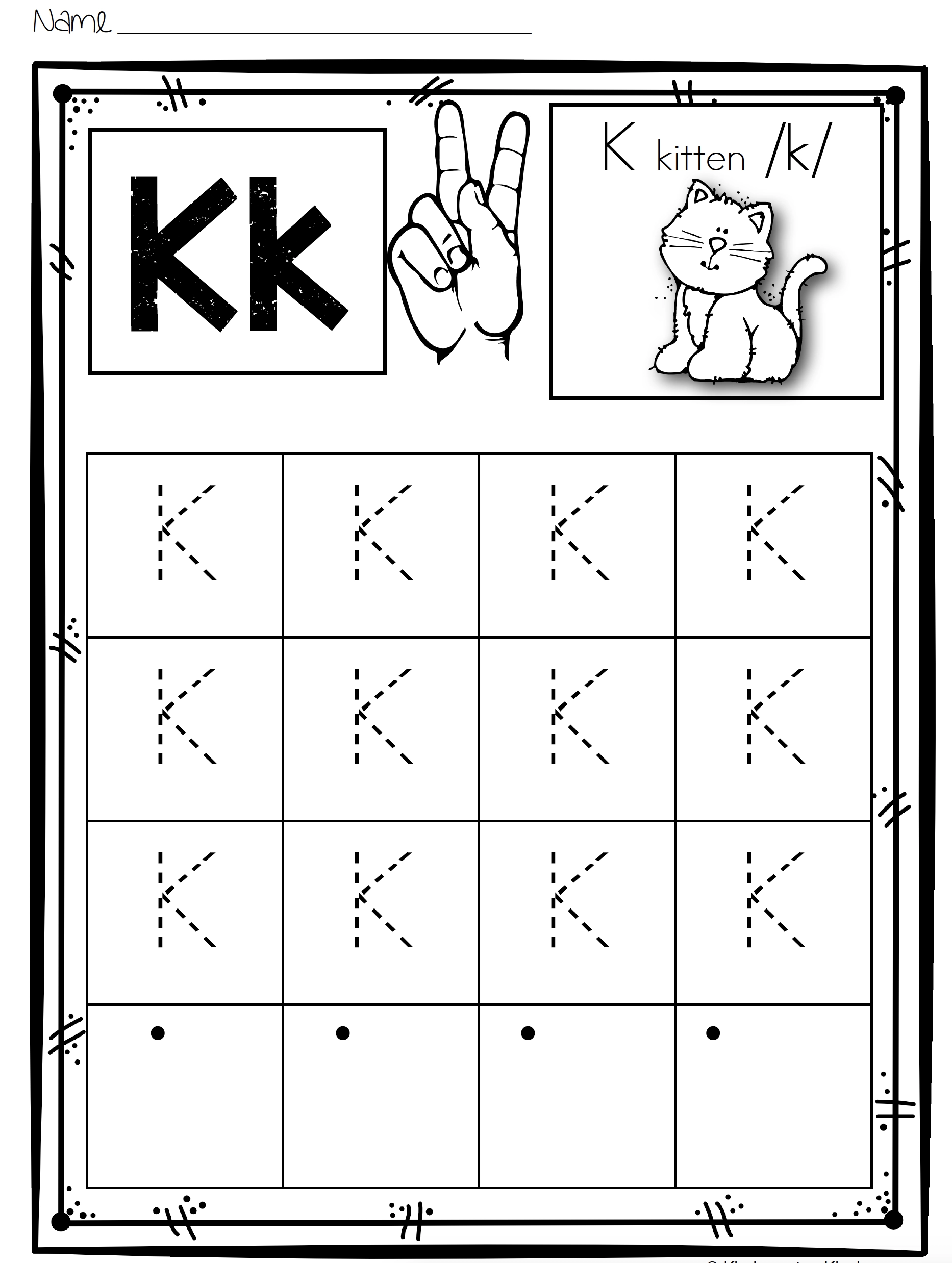 Uppercase Handwriting Worksheets Kindergarten Kiosk