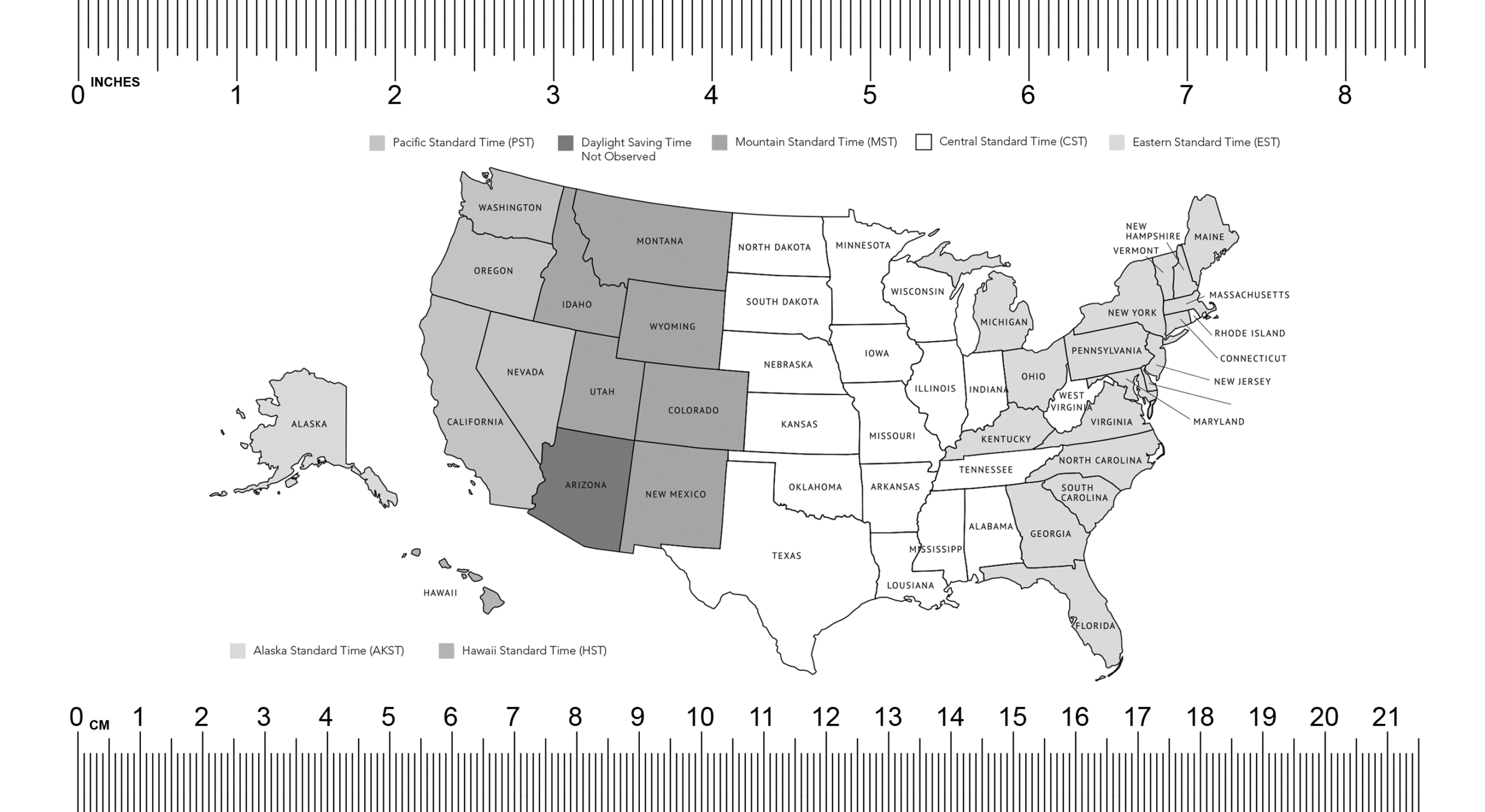 US MAP Time Zones Wireless LAN Professionals